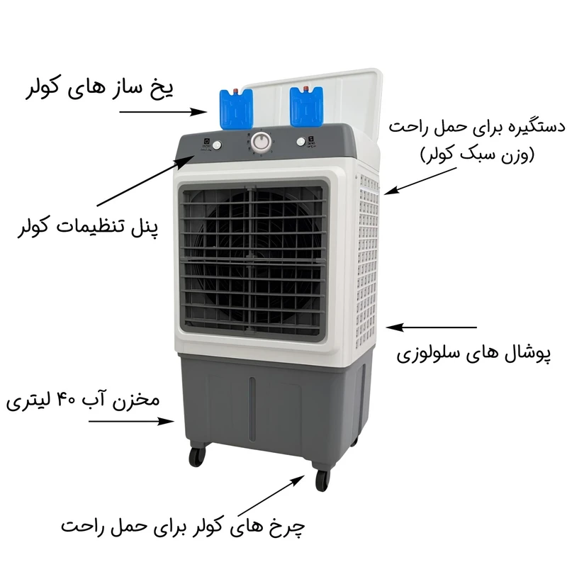 کولر سلولوزی 2800 وان لایف مدل AC-2800